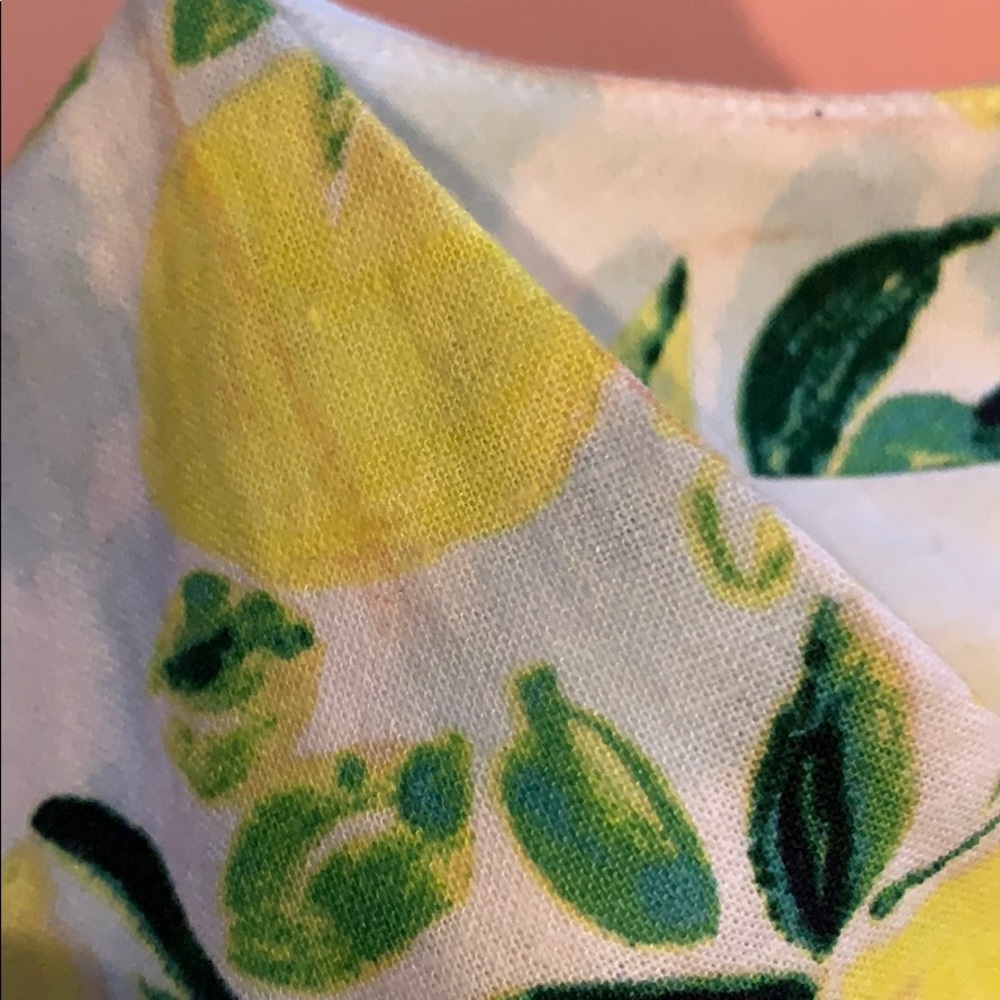 1901 Tie Front Lemon Print Mini Dress - Picture 14 of 14